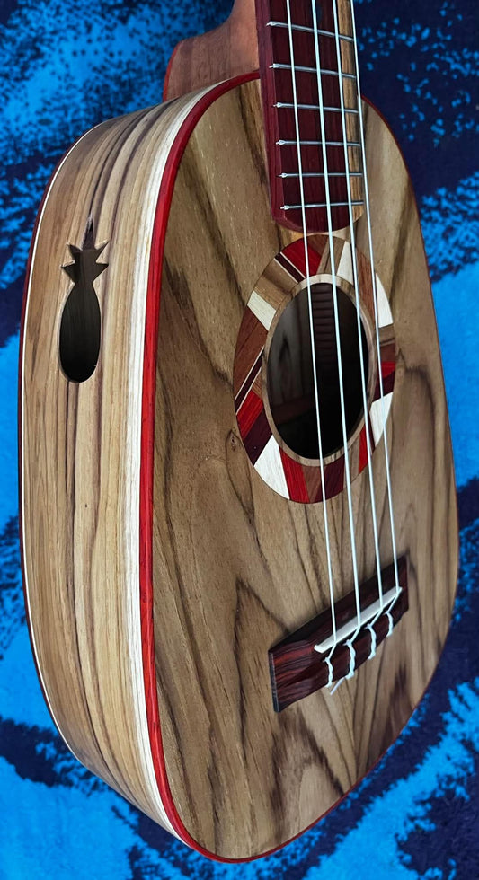 Pineapple Tenor Ukulele by Luis Pilarte