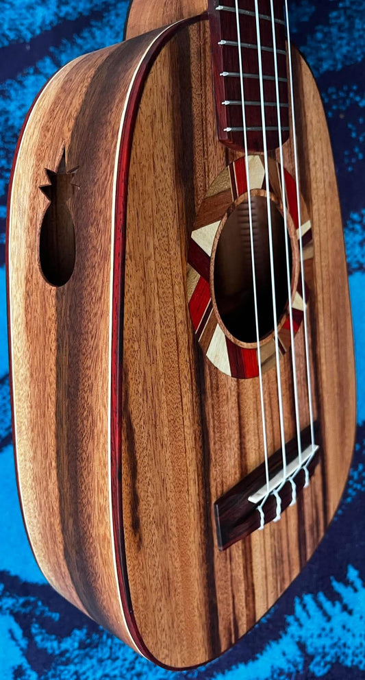 Pineapple Tenor Ukulele by Luis Pilarte
