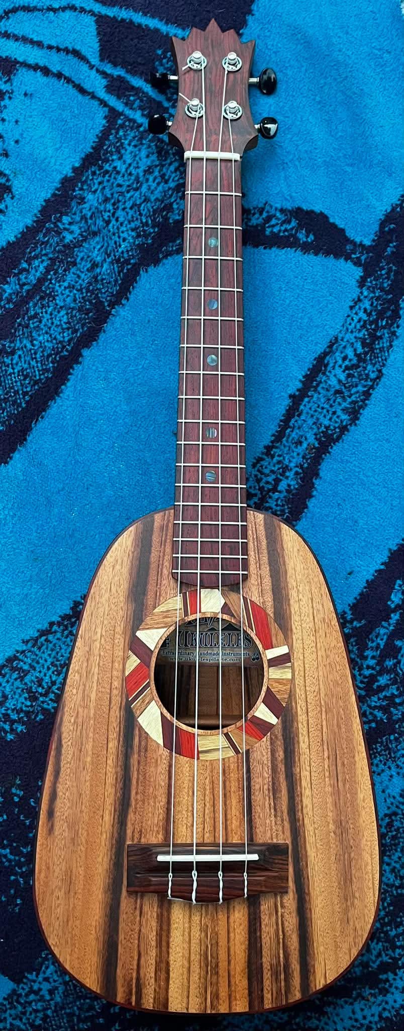 Pineapple Tenor Ukulele by Luis Pilarte