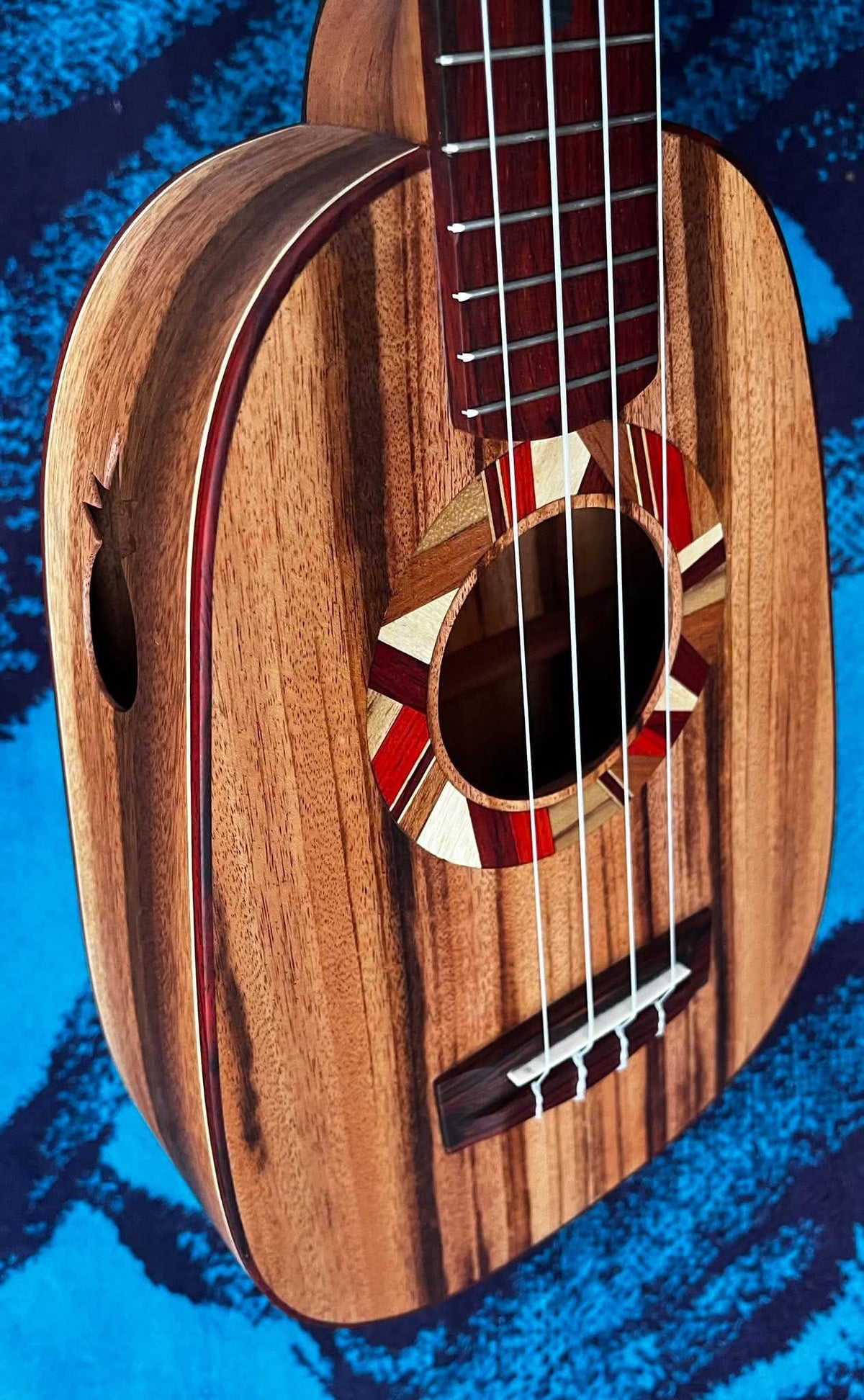 Pineapple Tenor Ukulele by Luis Pilarte
